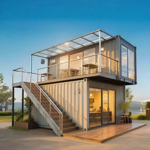 <span class=keywords><strong>บ้าน</strong></span>สำเร็จรูปคอนเทนเนอร์หรู 2 <span class=keywords><strong>ชั้น</strong></span> <span class=keywords><strong>บ้าน</strong></span>โมดูลาร์<span class=keywords><strong>แบบ</strong></span>กำหนดเอง 3 มิติ โครงสร้างเหล็กกันน้ำกันไฟ สำหรับรีสอร์ท 2-4 ห้องนอน - Product Image 2