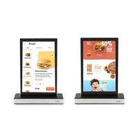 Tablette PC Android POS en forme de L 10,1 pouces, processeur Quad Octa Core Rockchip, double écran tactile capacitif, GSM 3G 4G, 32 Go, Wi-Fi, RJ45, POE, NFC, Kiosque