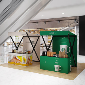 Outdoor Metalen Display Staat Verplaatsbaar Flexibel Ontwerp Eco-Vriendelijke Traditionele Stijl Voor Foodcourts Winkelcentra - Product Image 2