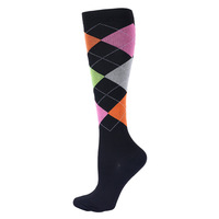 Meilleur drôle coloré 1520 Mmhg course athlétique arc genou haute livraison directe femmes hommes chaussettes de Compression pour les infirmières