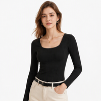 Sous-vêtement thermique à manches longues pour femme, doublé polaire, avec soutien-gorge intégré, sans couture, gainant et amincissant le ventre, couche de base