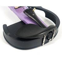 High Quality Professional Female Beginners Solid Wood Purple Electric Violin