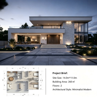 Maison préfabriquée durable et économique, structure en acier galvanisé, villa modulaire pour maison résidentielle, complexe hôtelier et hôtel, certifiée CE