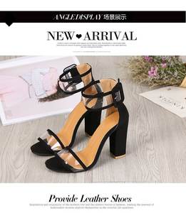 Nuovo arrivo fibbia Serpente cinghia di blocco tacco alto <span class=keywords><strong>suola</strong></span> <span class=keywords><strong>sandali</strong></span> delle donne - Product Image 6
