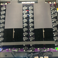 Amplificateur numérique professionnel KFKD 1U 4*2000W, système stéréo 4 canaux pour KTV, club, soirée, amplificateur de puissance audio de classe D