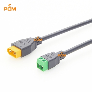 Amass XT60 Erkek - 2 Pinli Vidalı Terminal Bloğu Adaptör Kablosu 18AWG Drone Robot Pil Paketi Endüstriyel Sistem LED için - Product Image 6