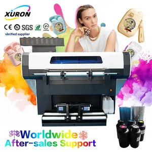 Xurong全自动卷对卷UV DTF打印机，具有自动清洁和打印头维护功能打印尺寸600毫米