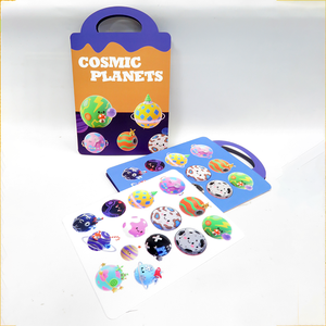 Sterren Gel Sticker Raam Jelly Sticker Aangepaste Tep Sticker Boek Kinderen Jelly Herbruikbare Jelly Stickers 3D Reliëf Jelly Stickers - Product Image 5