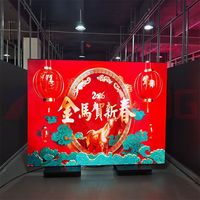 Écran publicitaire mural LED HD P1.25 P1.56 mm, affichage LED intérieur à louer