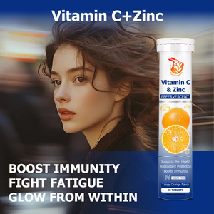 Compléments alimentaires naturels à base de plantes les plus vendus avec Vitamine C et Zinc – 20 comprimés de Vitamine C et Zinc pour stimuler l'énergie - Product Image 3