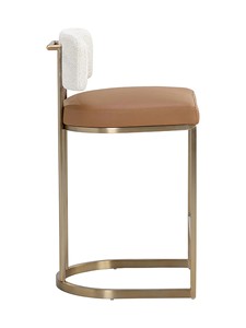 Sgabello <span class=keywords><strong>da</strong></span> <span class=keywords><strong>Bar</strong></span> Moderno <span class=keywords><strong>in</strong></span> <span class=keywords><strong>Ferro</strong></span> Battuto di Lusso con Gambe Alte e Seduta Comoda per Uso Domestico - Product Image 3