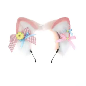 Fashion Fox Cat Ears Anime Cosplay - Animal Wolf Headwear,Lolita Headpiece Costume Accessories