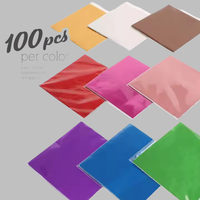 Feuilles d'emballage en aluminium de qualité alimentaire pour bonbons et chocolats, souples, épaisseur 12 microns, imprimées et laminées, pour burritos et burgers