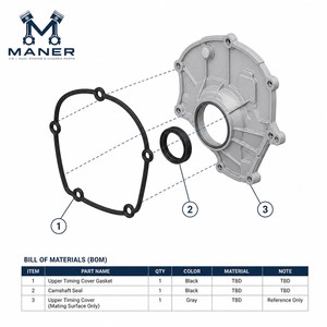 ปะเก็นฝาครอบโซ่ไทม์มิ่ง MANER รุ่น 06H103483C สำหรับเครื่องยนต์ EA888 Gen1 Gen2 1.8T 2.0T รถยนต์ Audi A4 A5 A6 Q3 Q5 VW Passat CC Tiguan อะไหล่รถยนต์ - Product Image 5