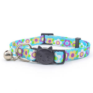 <span class=keywords><strong>Collar</strong></span> de seguridad para mascotas, extensión de nailon personalizada, ajustable, de lujo, para gato - Product Image 5