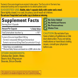 Biologische Kruidenextract Kurkuma Gember Immuunondersteuning Vitamine <span class=keywords><strong>Capsules</strong></span> Puur Natuurlijk 60 <span class=keywords><strong>Capsules</strong></span> Per Fles - Product Image 4
