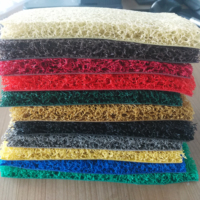 Tapis de sol de voiture en PVC durable de 12 mm d'épaisseur, tapis en PVC de haute qualité, coussin en spirale avec support ferme