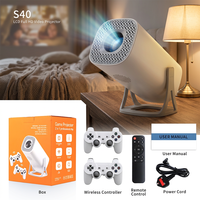 Projecteur de jeu portable Junuo S40 720P 150 ANSI Android 14 avec haut-parleurs intégrés 1+8 Go pour home cinéma OEM/ODM