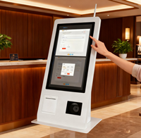 Caisse enregistreuse PC 15,6 pouces I5 8+128 Go Scanner 2D QR et imprimante Écran tactile Terminal de point de vente Système de vente au détail Tout-en-un Machine de point de vente