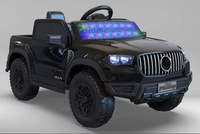 Camion télécommandé pour enfants style Noël, avec lumières LED, batterie 12V, pièces de course, jouets pour bébés, extérieur