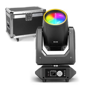 Equipo de Iluminación Móvil de 295w 14r con Estuche de Transporte, Prismas Dobles, Efecto Arcoíris, Cabeza Móvil para DJ, Fiestas y Espectáculos - Product Image 1