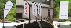 Bandera <span class=keywords><strong>de</strong></span> Coche Promocional <span class=keywords><strong>de</strong></span> Alta Calidad, Mini Bandera Publicitaria para Ventana <span class=keywords><strong>de</strong></span> Coche, Forma <span class=keywords><strong>de</strong></span> Lágrima, Poliéster, Base <span class=keywords><strong>de</strong></span> Aluminio, Diseño Personalizado - Product Image 4