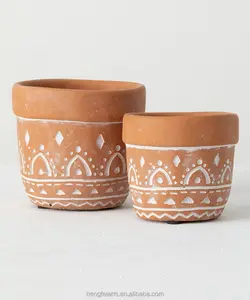 Terracotta Terracotta Flower Pot For Planter Clay Succulent Planter Indoor And Outdoor Use