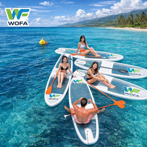 Tabla de <span class=keywords><strong>Paddle</strong></span> <span class=keywords><strong>Surf</strong></span> <span class=keywords><strong>Transparente</strong></span> Segmentada de PVC para <span class=keywords><strong>Surf</strong></span> y Paddleboarding, Unisex, Hecha en China - Product Image 1