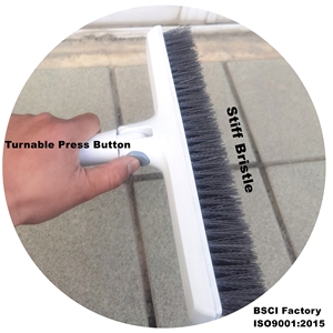 Brosse à récurer rotative à long manche en PP, brosse à récurer pour baignoire, brosse à récurer pour carrelage <span class=keywords><strong>de</strong></span> douche avec poils rigides, brosse à gratter - Product Image 5