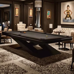 Nhà Máy Trực Tiếp Cao cấp Tùy Chỉnh Mỹ 9-Ball Bảng Hồ Bơi 7ft8ft9ft Bàn Bida Với Rắn Chân Gỗ, Đầu Một Slate - Product Image 2