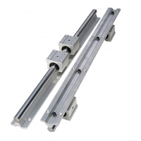Glissière sur Rail avec arbre, livraison gratuite, SBR20 SBR20UU de 20mm, source d'usine, roulement linéaire, bloc coulissant