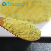 Quercétine dihydratée 98% CAS 6151-25-3 Poudre jaune-vert clair Extrait naturel de Sophora Japonica Matière première pour complément alimentaire