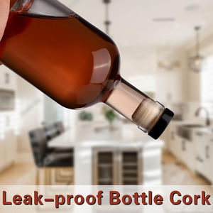 Botol Kaca Bulat Nordik dengan Segel Gabus Cetak Sablon Kapasitas 500ml untuk Vodka, Anggur, Minuman Keras, Tequila, Brandy, Minuman Energi - Product Image 5
