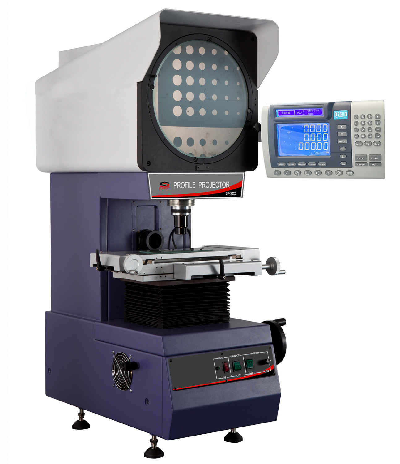 Industrial Instruments Optical Digital Comparators Profile Projector ...
