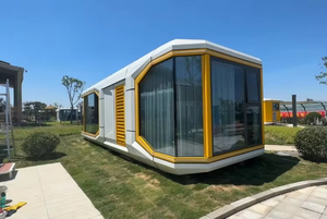บ้านสำเร็จรูปแบบโมดูลาร์ โรงแรมสมาร์ทโฮมโครงสร้างเหล็ก ดีไซน์จีน บ้านแคปซูลกลางแจ้ง บ้านคอนเทนเนอร์ - Product Image 6