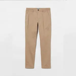 Abiti firmati personalizzati stile stile stile stile uomo di alta qualità pantaloni di cotone Nylon elasticizzati Zip Casual kaki Chino pantaloni