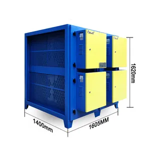 Precipitadores electrostáticos industriales, purificación de humos personalizada, maquinaria de eliminación de gases, Unidad Ecológica de flujo de aire de 20000m3/H