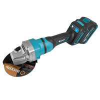 Meuleuse d'angle sans fil industrielle 18V 125MM Electric Goddess à batterie, sans balais, avec déclencheur, pour le meulage et le polissage