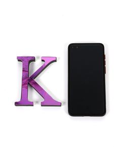 English <b>Letter</b> Acrylic Sticker Decoration <b>Wall</b> Sticker Purple Home Decoration 3D Mirror Alphabet <b>Letter</b> <b>Wall</b> Sticker - Product Image 5