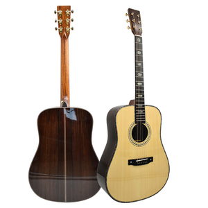 גבוה כל-מוצק spruce Rosewood גיטרה אקוסטית <span class=keywords><strong>41</strong></span> אינץ 'דרנוט מבריק בעבודת יד כל-עצם אבוני oem mahogany מוסיקה - Product Image 1