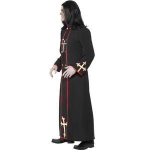 Disfraz Medieval de Sacerdote Católico para Hombre, Terrorífico Pastor, Monje, Mago, Cosplay, Halloween, Carnaval, Fiesta, Disfraz Elegante para Mujer - Product Image 2