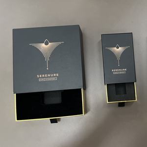 Boîtes d'emballage de parfum de luxe personnalisées pour fabricants et fournisseurs, avec tiroir coulissant pour papier parfumé de voiture, design personnalisé, vides - Product Image 2