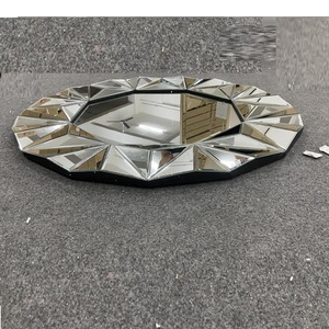 Sang trọng nổi <span class=keywords><strong>3D</strong></span> Glass tường gương Đối với trang chủ decors - Product Image 3