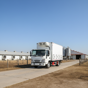 Camion frigorifique Isuzu 4x2 pour le transport de poussins vivants, véhicule de livraison de poulets d'un jour, <span class=keywords><strong>camions</strong></span> de transport de poussins - Product Image 2