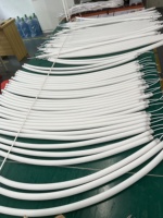 Bande lumineuse LED néon ronde en silicone blanc à 360 degrés, diamètre 25 mm, 280 LED/m, sans zone sombre