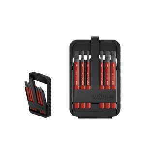 WIHA - 45803 Jeu d'embouts électriques à fente (6 pcs.) -EAN 4010995458034 INSERTS ISOLÉS - Product Image 1