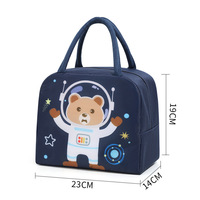 Sac isotherme en tissu Oxford de dessin animé coréen sac à lunch portable étanche de grande capacité sacs de pique-nique en plein air