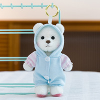 Lina Mini Teddy Hug Bear Bunny Poupée articulée Sac en peluche Panda Pendentif Porte-clés