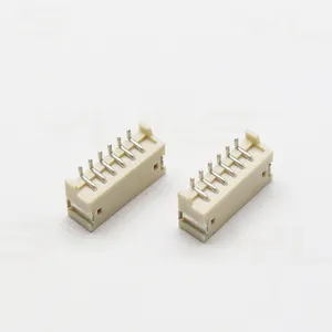 HY 2.0mm המגרש 2P-16P 90 מעלות ישר מח"ש PCB חוט ללוח שורה אחת ימין זווית עם אבזם רקיק מחבר