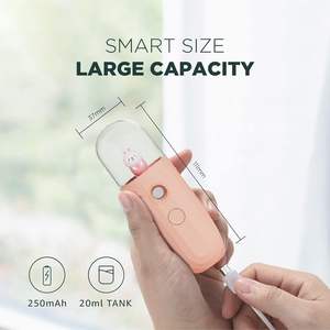 Nano vaporisateur facial 20 ml, mini humidificateur facial, vaporisateur facial portable, batterie rechargeable par USB, appareil de soin de la peau pratique pour la maison - Product Image 4
